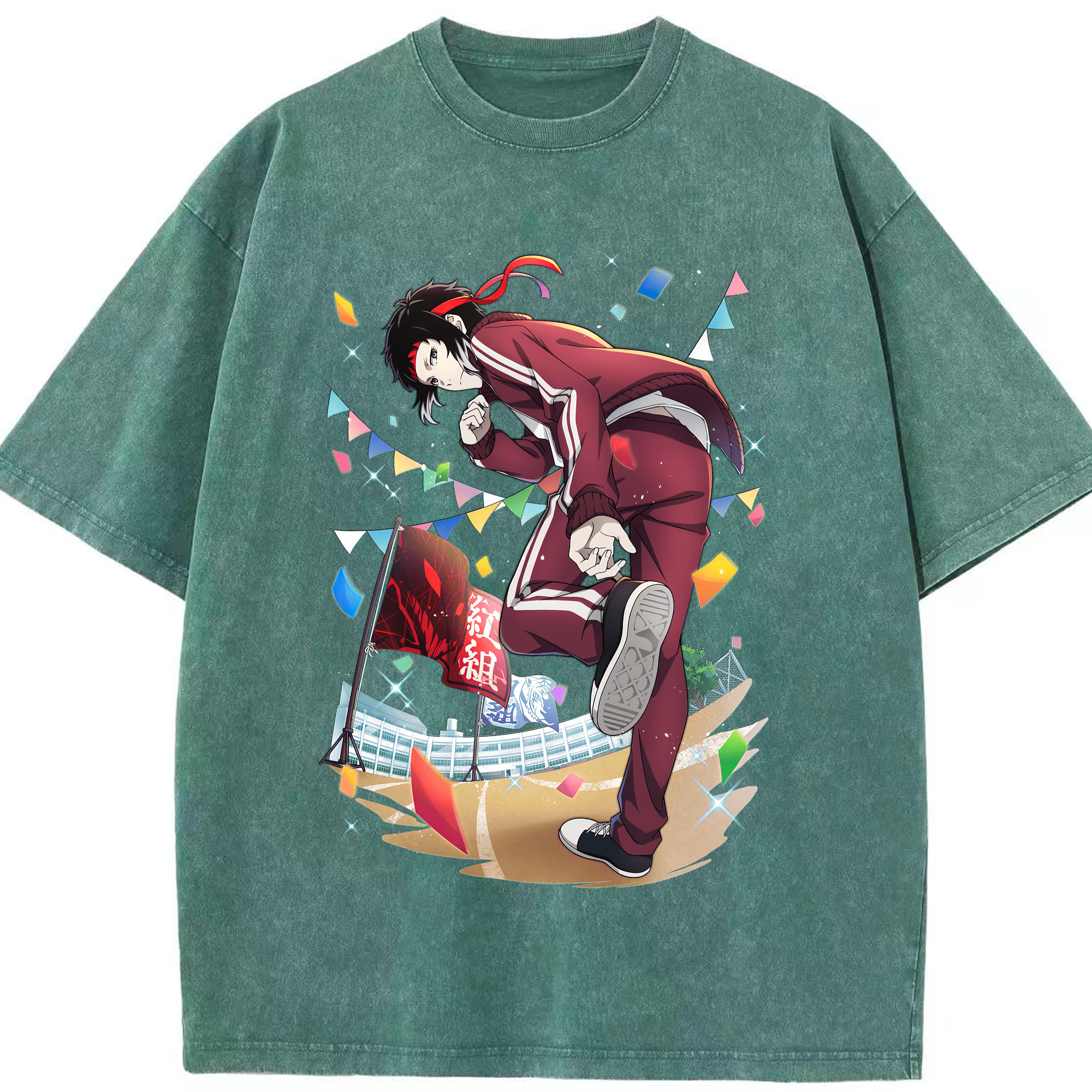 （画像用） 文豪ストレイドッグス Bungo Stray Dogs 綿100% ヴィンテージ風 半袖Tシャツ（フロントプリント）